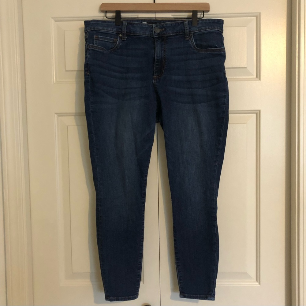 Kut from the Kloth Donna High-rise Ankle Skinny Jean, Women’s Size 14P